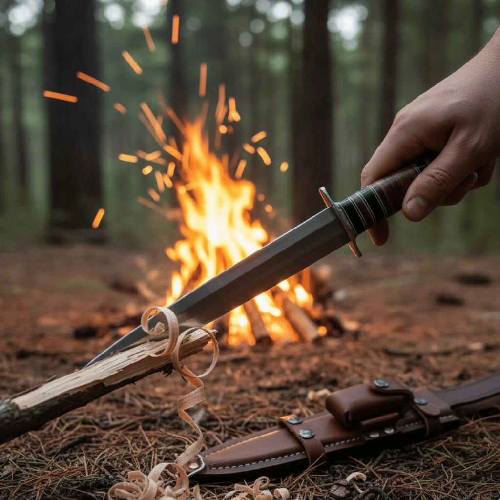 Arkansas Toothpick D2 Steel Handmade Hunting Bowie Knife
