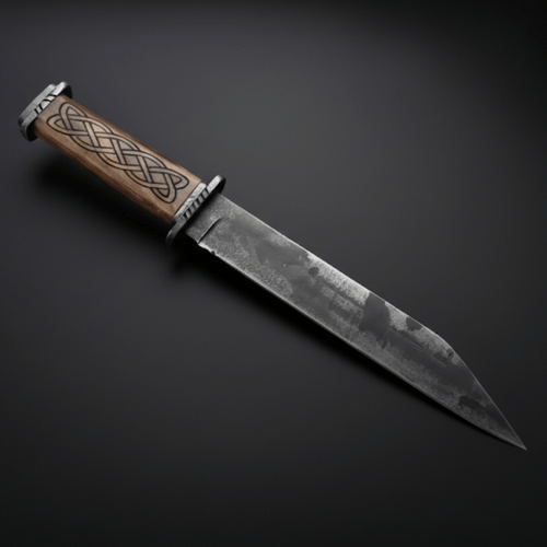 Hand Forged Viking Seax Knife