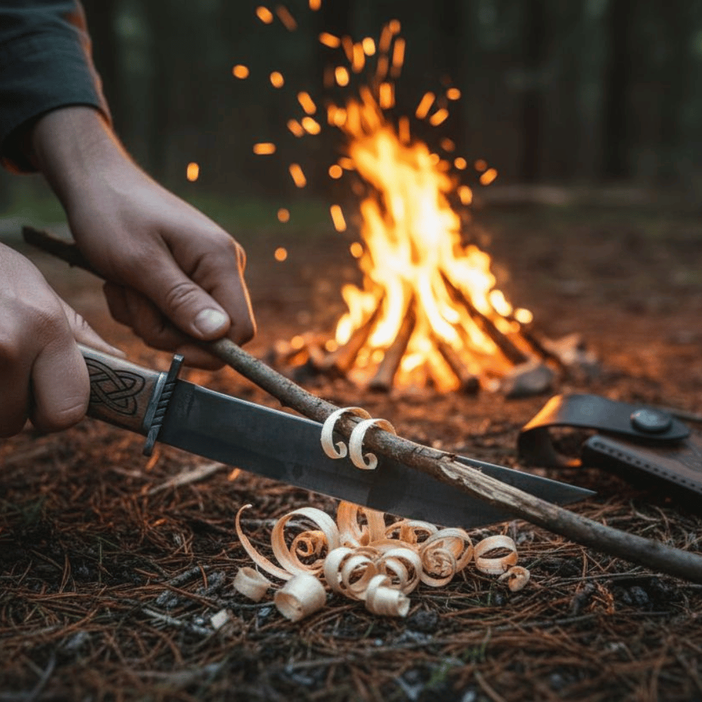 Hand Forged Viking Seax Knife