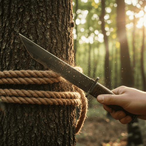 Hand Forged Viking Seax Knife
