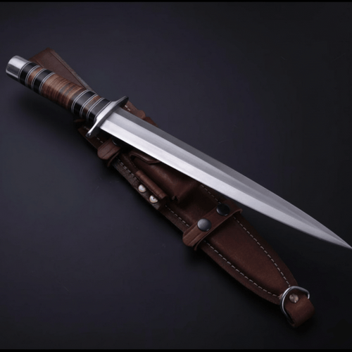 Arkansas Toothpick D2 Steel Handmade Hunting Bowie Knife