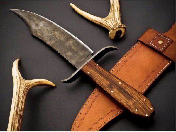 Juan Padillo Bowie, Spring steel Forged , Vintage Replica with Hard Wood Handle - Image 3