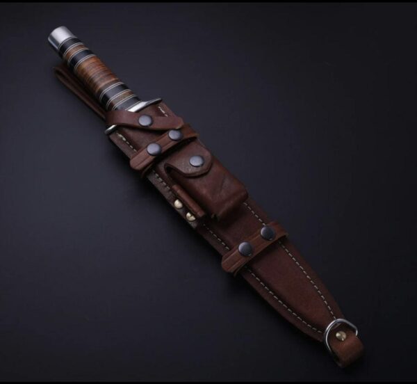 17'' Long Arkansas Toothpick Custom Handmade D2 Steel Double Edge Hunting Survival Dagger - Image 2