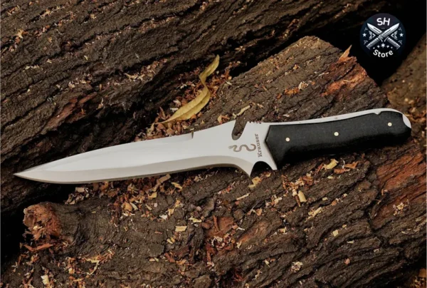 Handmade RE4 Jack Krauser Knife Spring Steel , Best Gift for Husband Anniversary, Christmas Day Gift - Image 3
